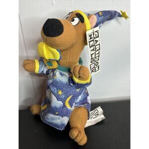 Cartoon Network Plush Scooby Doo Bedtime Scoob Slipper 8" PREOWNED PLUSH TOY